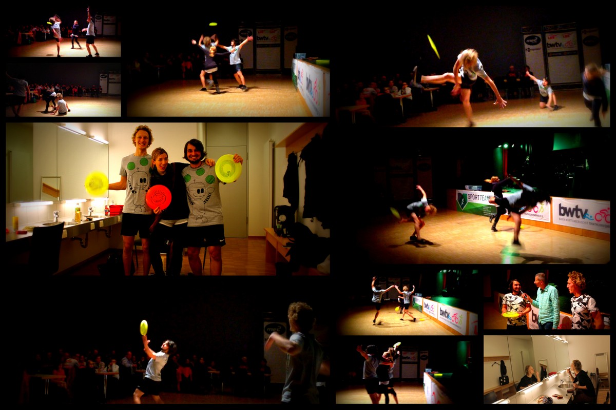 Frisbee Show bei der BWTV Gala 2014